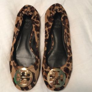 Leopard print Tory Burch flats